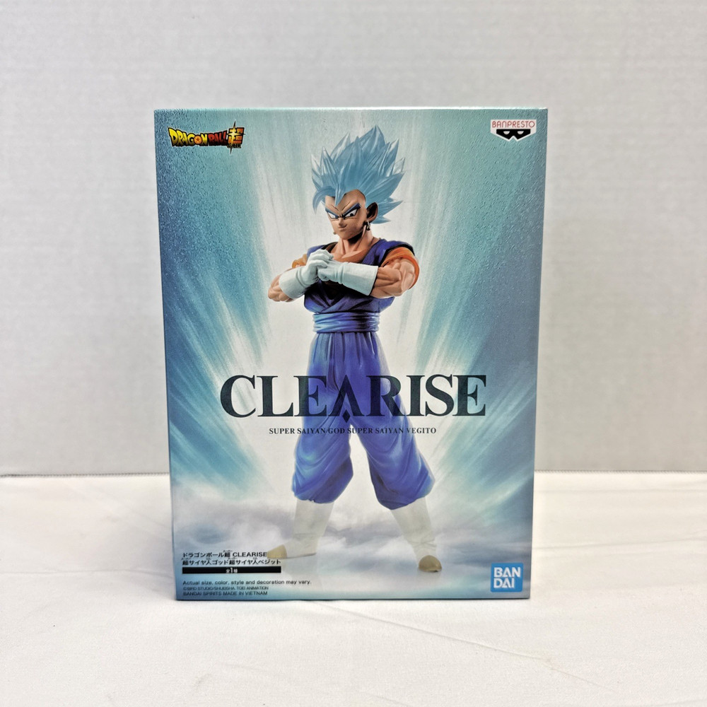Bandai Dragon Ball Super Clearise Super Saiyan Blue Vegito Anime Figure! NEW!
