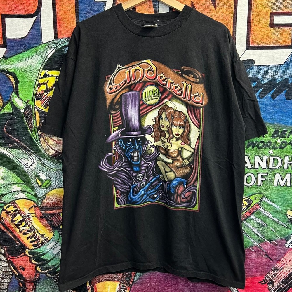 Cinderella Band Shirt, Cinderella Classic Style Black Unisex Shirt S-5XL WA2321