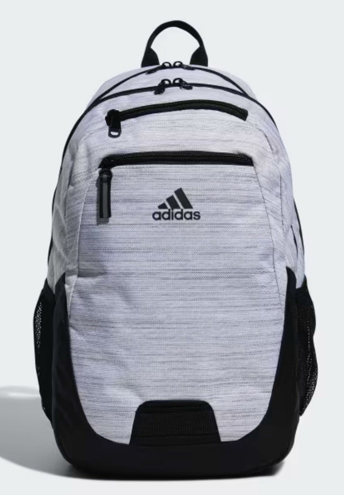 Adidas Gray And Black Backpack