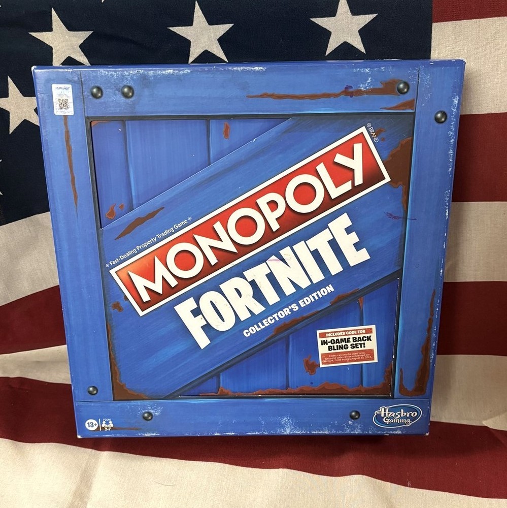 MONOPOLY FORTNITE incomplete board game Collector’s Edition 2021 Hasbro survival