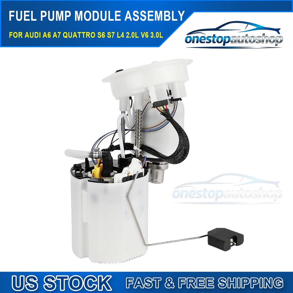For Audi A6 A7 Quattro S6 S7 L4 2.0L V6 V8 2.0 3.0L 2012-2016 Fuel Pump Assembly