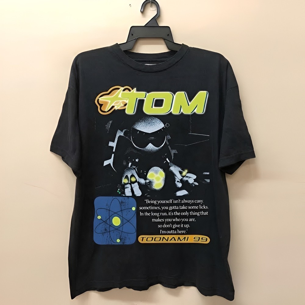 Toonami Tom Retro Graphic T-Shirt - 90s Cartoon Network Tee