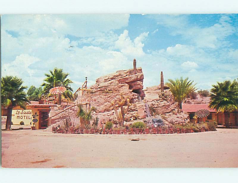Unused 1950's LA SIESTA MOTEL East Wickenburg Arizona AZ : clearance u7508@