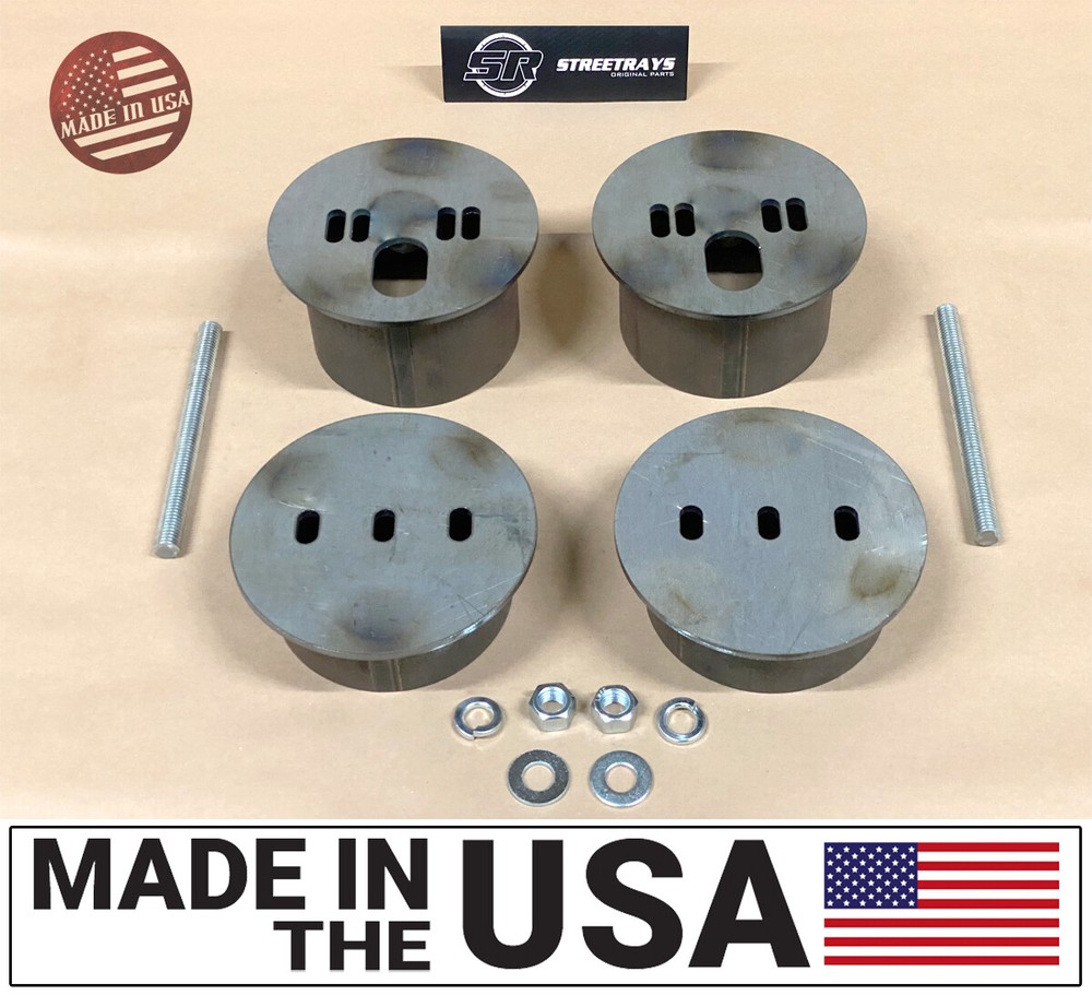 [SR] Front Air Ride Bag Brackets Kit Universal Cups 4.5