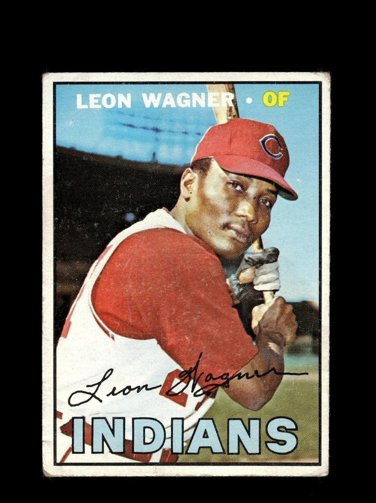 Topps Leon Wagner Cleveland Indians Baseball Card in Very Good Condition