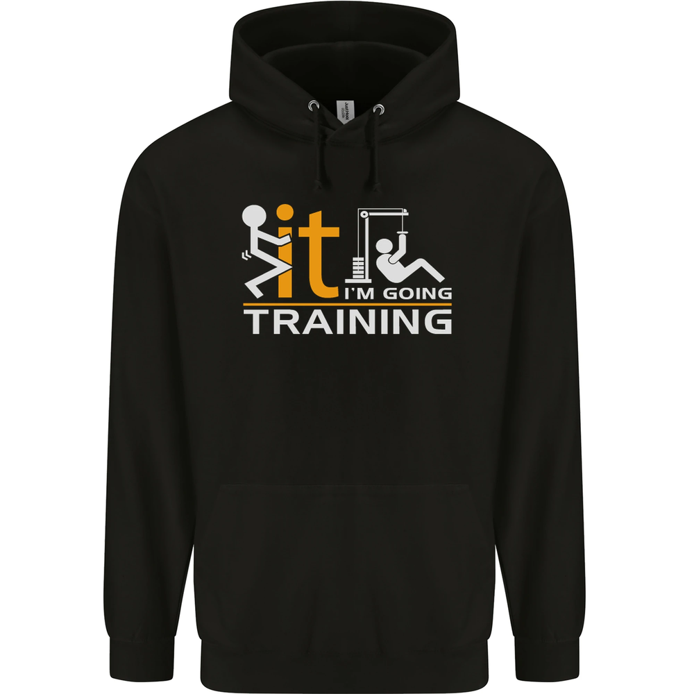 Fook It Im Going Training Top Weightlifting Mens 80% Cotton Hoodie