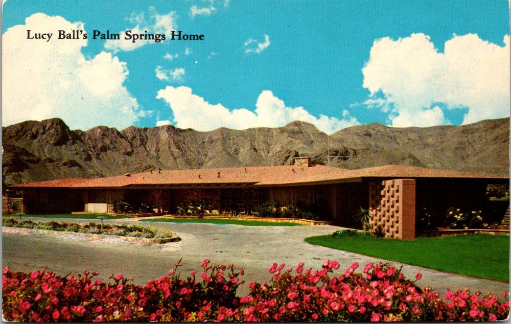 Dr Jim Stamps Postcard Palm Springs Home Of Lucy Ball
