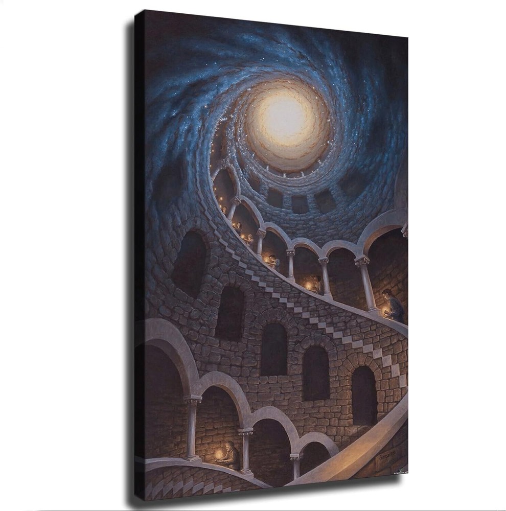 Realistic by Rob Gonsalves Poster Canvas Printing Wall art Painting Artwork