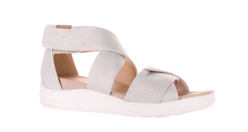 Dr. Scholl's Womens Time Off Beige Ankle Strap Sandals Size 6.5 (7727660)
