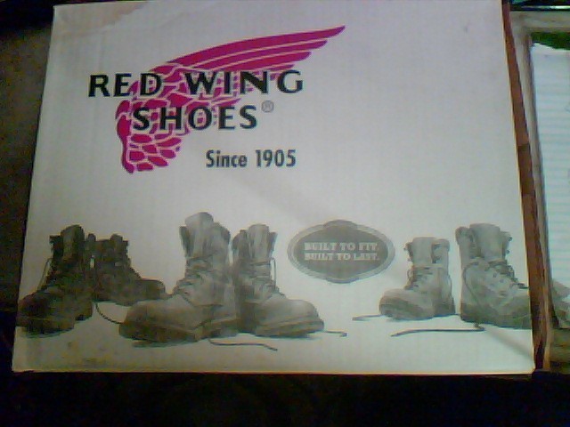 Red Wing Steel Toe Work Boots Size 12 B Used Durable Safety Footwear
