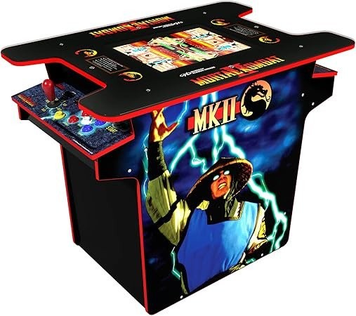 Arcade1Up Mortal Kombat Head-to-Head Cocktail Arcade Table 12 Games 1Y Warranty