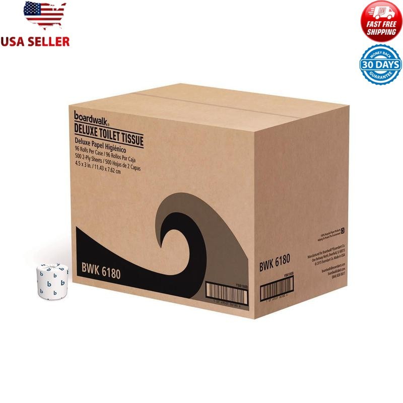 2-Ply Toilet Paper 96 Rolls Soft Absorbent Septic Safe Individually Wrapped New