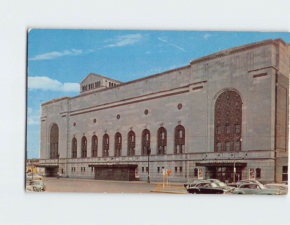 Postcard Minneapolis Municipal Auditorium Minnesota USA