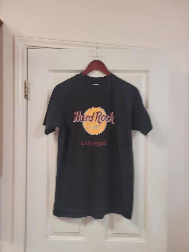 Vintage 90s Hard Rock Cafe Las Vegas Large T-Shirt Hanes Beefy -T  USA