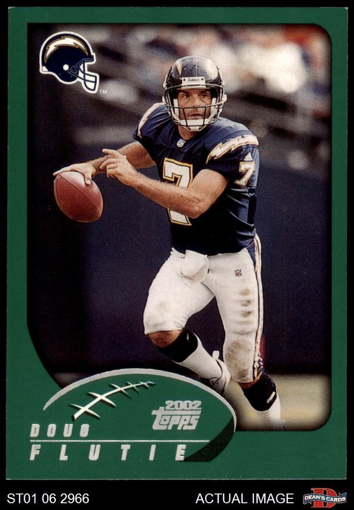 2002 Topps #86 Doug Flutie Chargers CFL HOF Boston College 8 - NM/MT