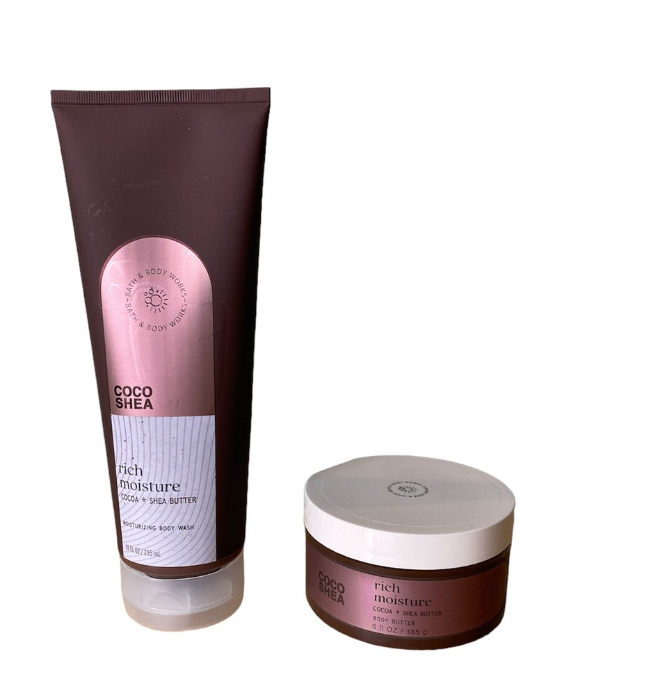 Bath & Body Wellness Coco Shea Rich Moisture Body Wash & Body Butter Set
