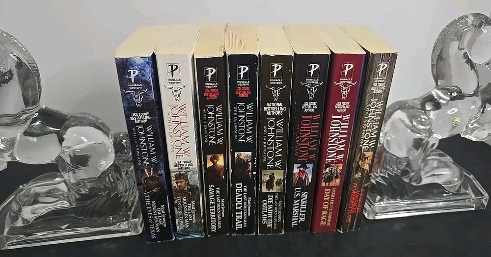 William W. Johnstone The Family Jensen Lot of 8 Western PB Books Pinnacle