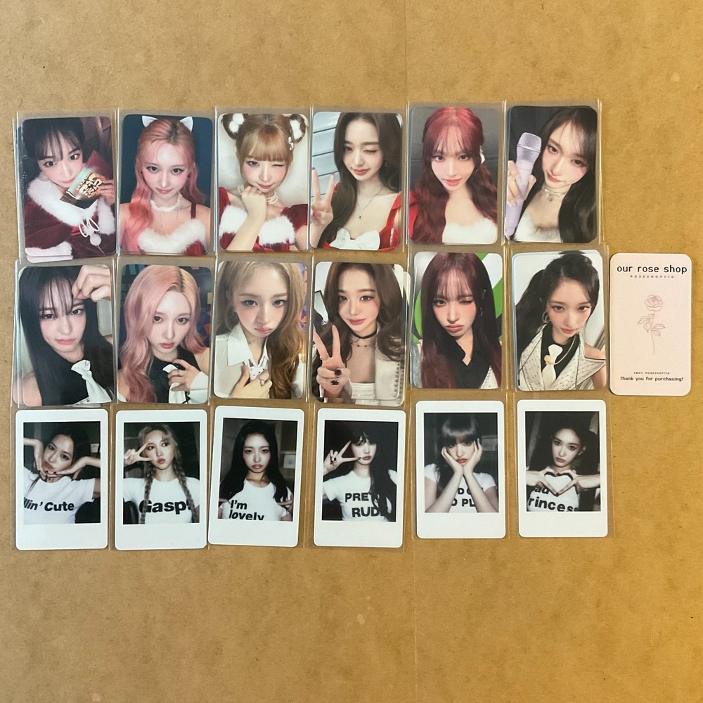 IVE SECRET 4th EP Album Withmuu Christmas Lucky Draw LD Official Photocard PC