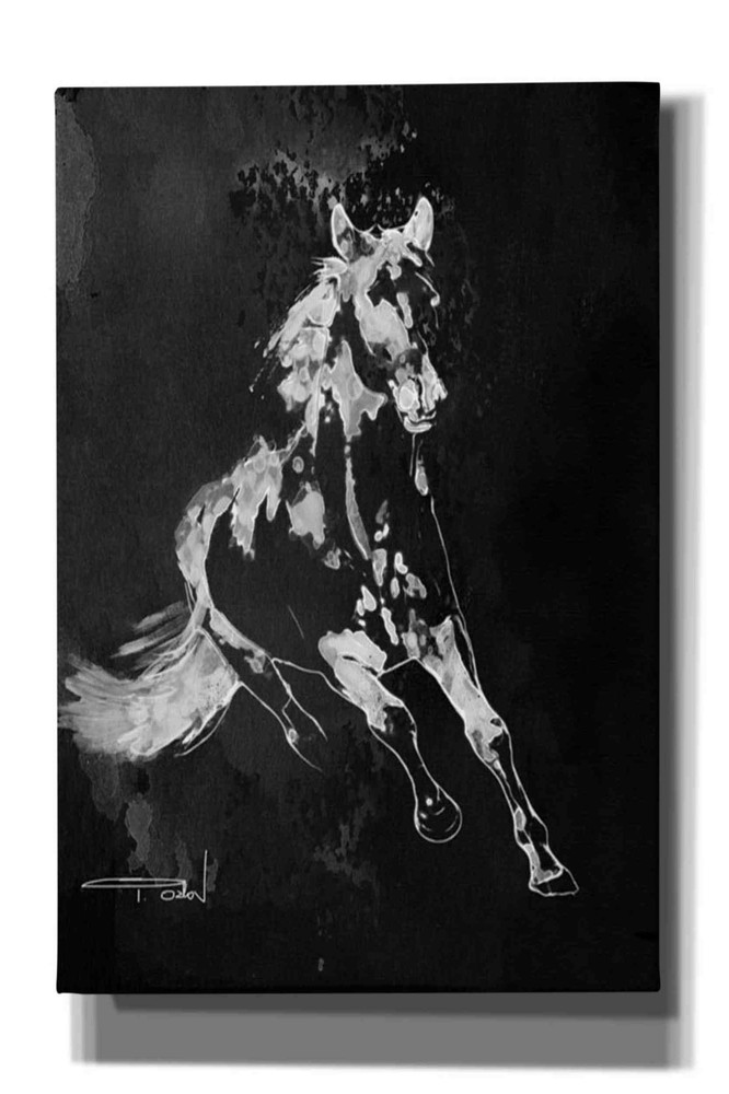 Epic Graffiti 'Wild Running Horse 2' by Irena Orlov, Giclee Canvas Wall Art