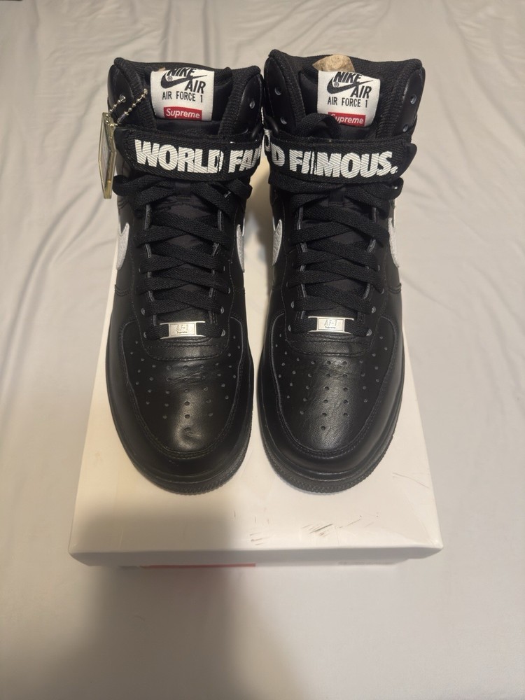Nike Air Force 1 High Supreme World Famous Black