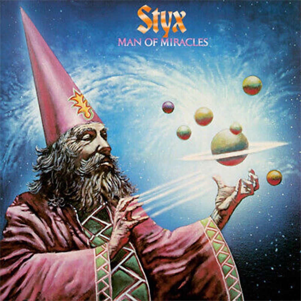 Styx Man Of Miracles BANNER HUGE 3x3 Ft Poster Tapestry album cover art