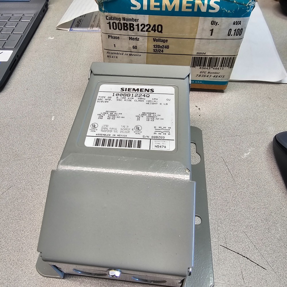 Siemens Buck-Boost Transformer #100BB1224Q
