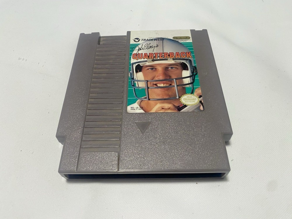 JOHN ELWAY'S QUARTERBACK NES Game Cartridge Authentic Untested