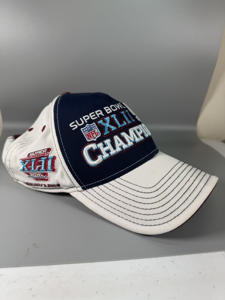 NY Giants Super Bowl XLII Champs Reebok Sideline Cap NWT