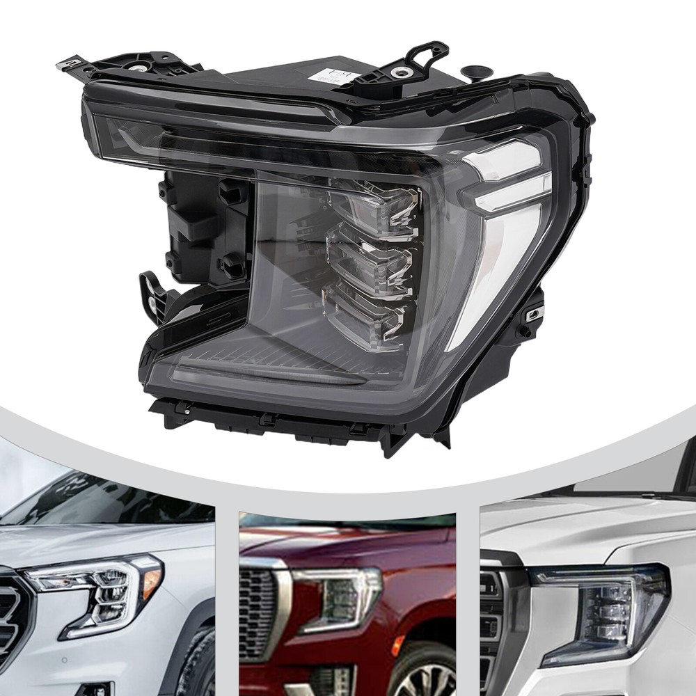 Fit For 2021 2022 2023 GMC Yukon (XL) SLE SLT LED Headlight Driver Side Headlamp