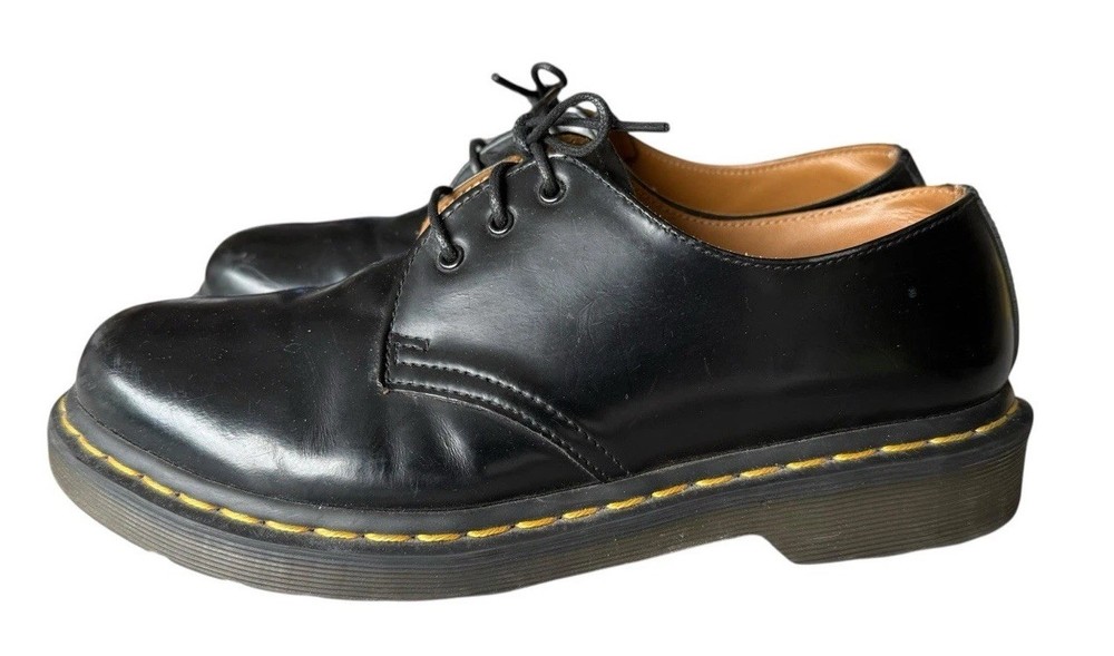 Dr. Martens 1461 Women’s Size 9 Wide Black Leather Oxford Shoes Casual Dr Doc DM