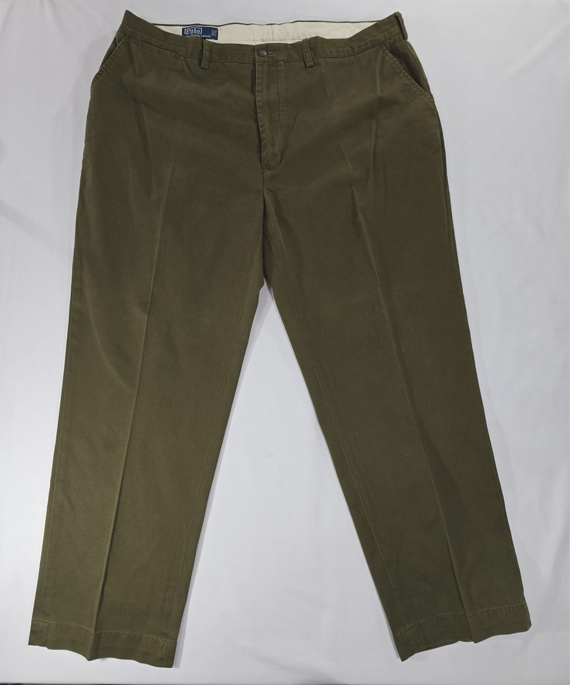 Vintage Polo Ralph Lauren Prospect Pants Mens 42x30 Olive Army Green Pants
