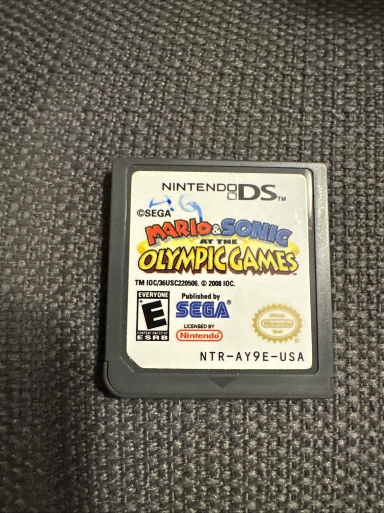 Mario & Sonic at the Olympic Games Nintendo DS Cartridge Only Tested & Working
