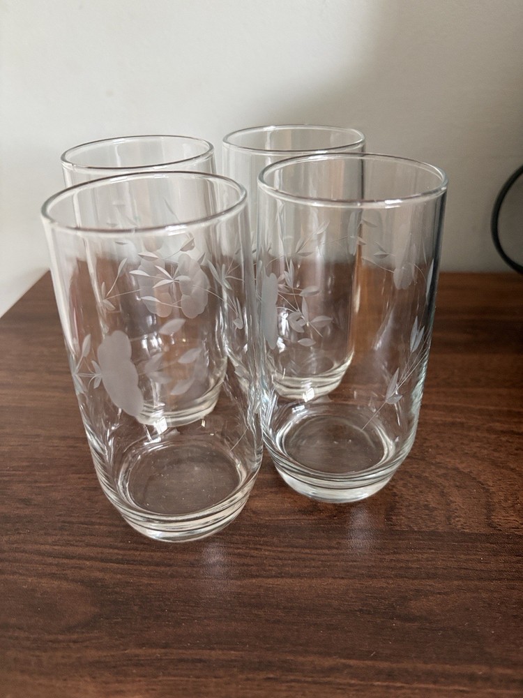 Vintage Princess House HERITAGE BEVERAGE GLASSES 11.5oz 5