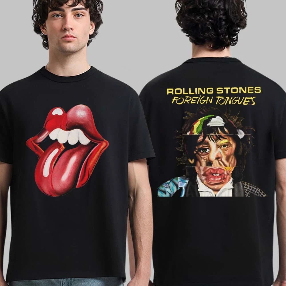 The Rolling Stones Foreign Tongues New Logo And Album Cover T-Shirt