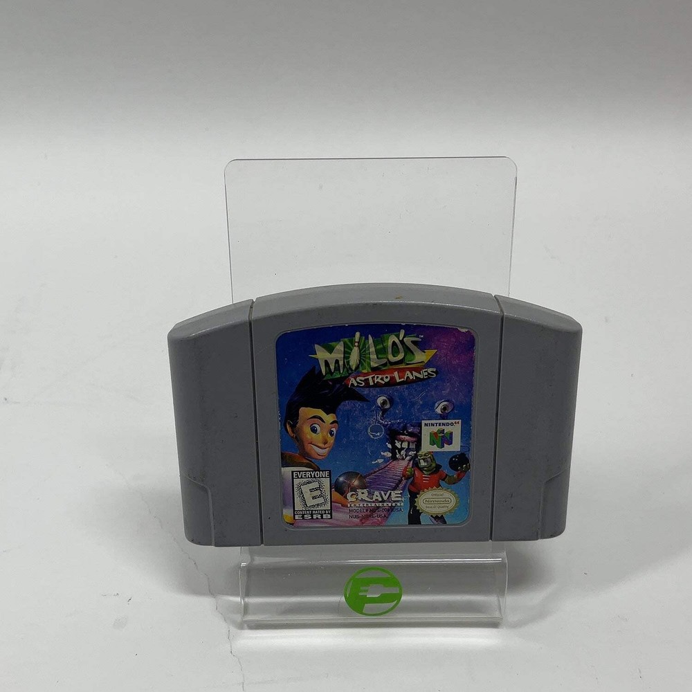 Milo's Astro Lanes (Nintendo 64 N64, 1998) Cartridge Only