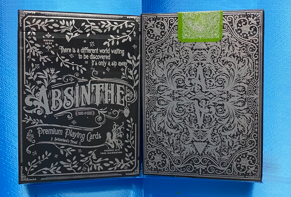 V2 Absinthe Playing Card Deck~Elusionist~Free Shipping-image