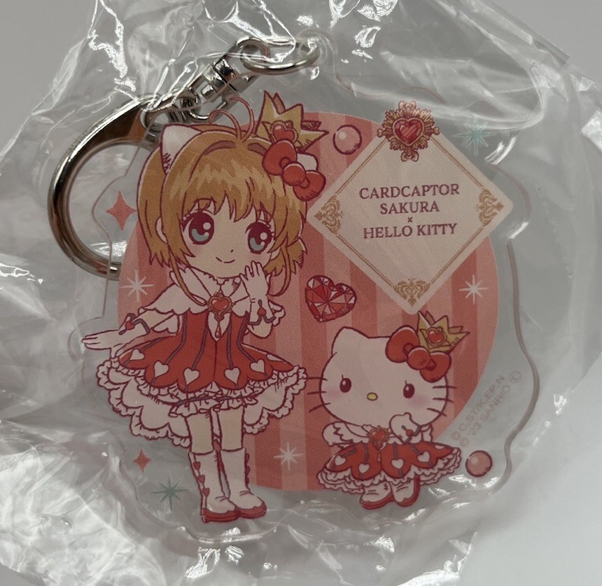 Card Captor Sakura x Sanrio Collab Hello Kitty Acrylic Keychain
