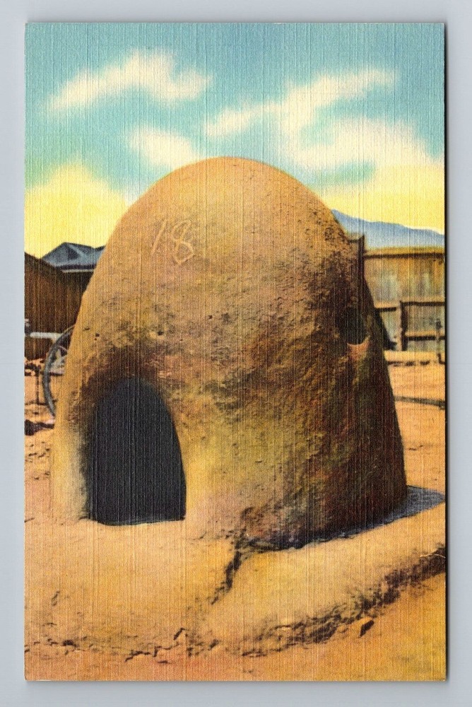 Albuquerque NM-New Mexico, Adobe Bake Oven Of The Southwest, Vintage Postcard