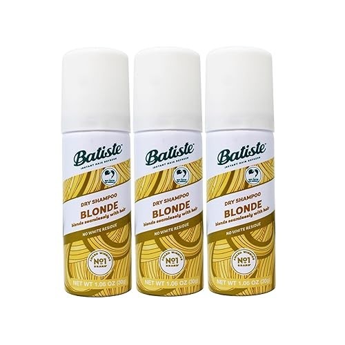 Batiste Dry Shampoo Brilliant Blonde Mini Travel Size 1.06 oz (Pack of 3)
