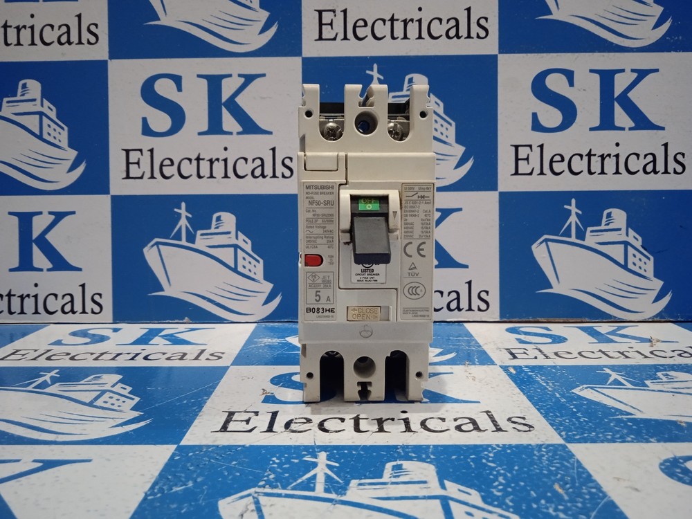 Mitsubishi Electric Nf50-Sru 5Amp 240Vac 2Pole Circuit Breaker