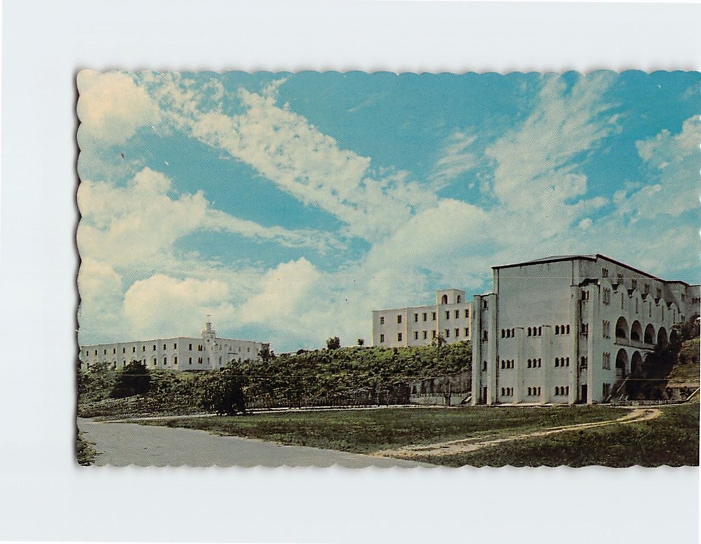 Postcard Saint Augustines Monastery and College Nassau Bahamas