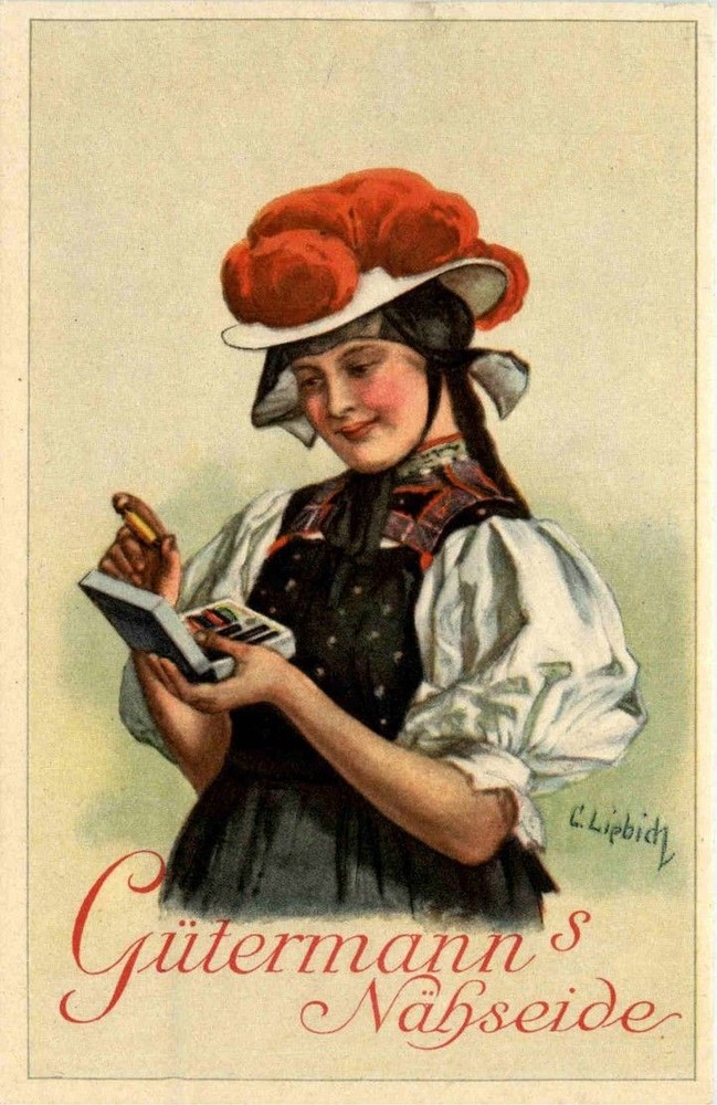 Gütermann sewing floss - artist card C- Liebich -289844
