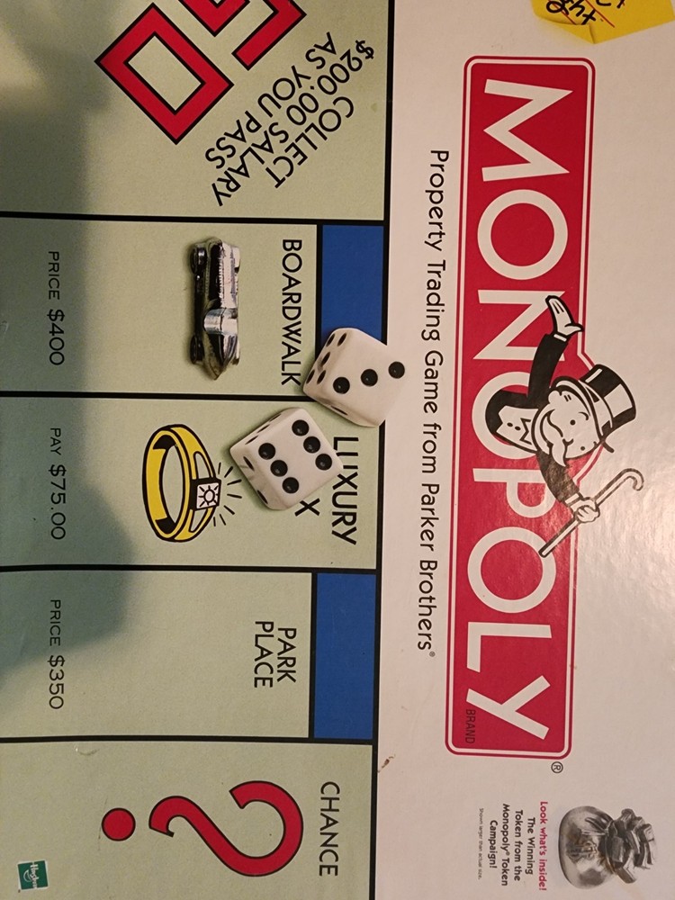 Parker Brothers Monopoly 1999 Edition Card Game