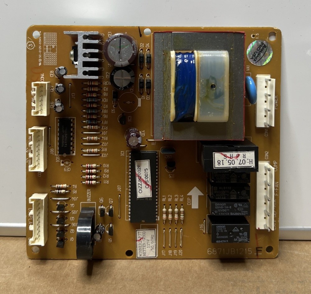 LG Kenmore Refrigerator Main Control Board 6871JB1215J, 6871JB1215D | AC