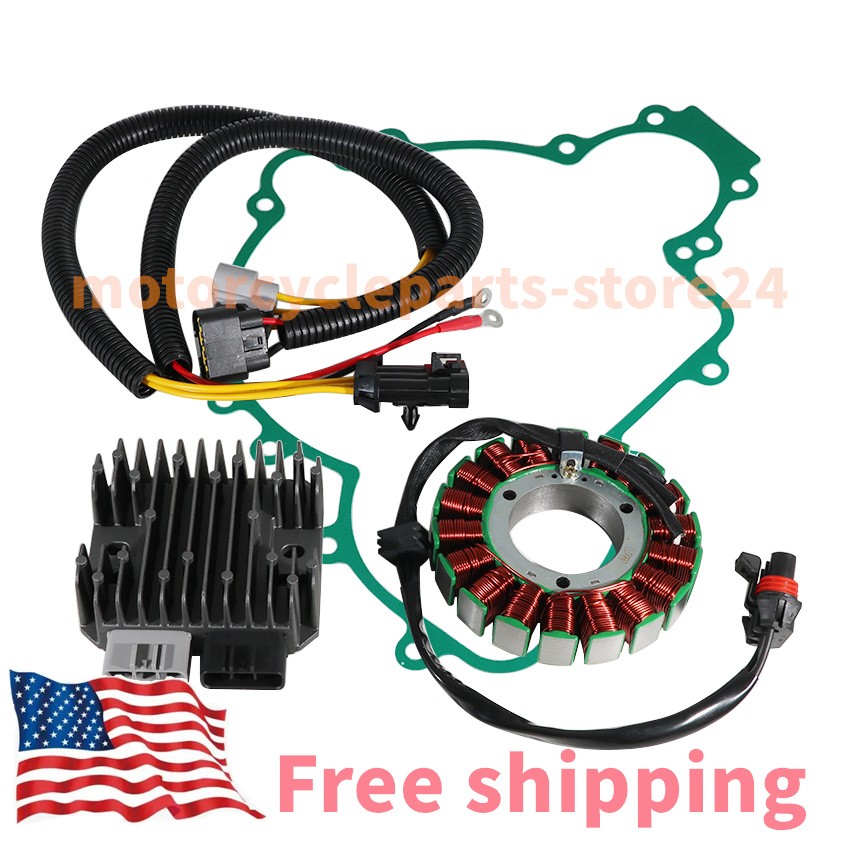 STATOR GENERATOR + VOLTAGE REGULATOR +GASKET for Polaris General XP 4 1000 20-23
