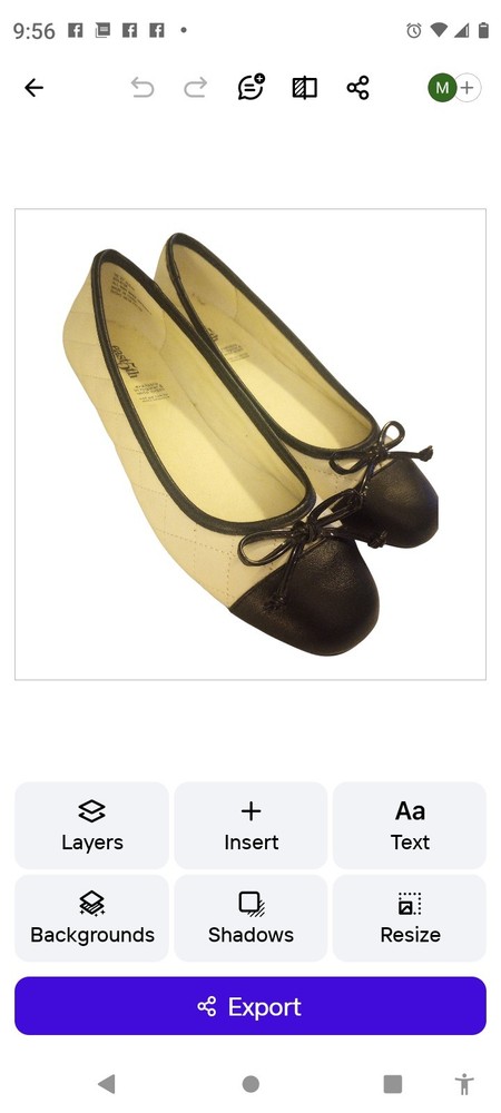 East 5th Quilted Ballet Flats With Bow Accent