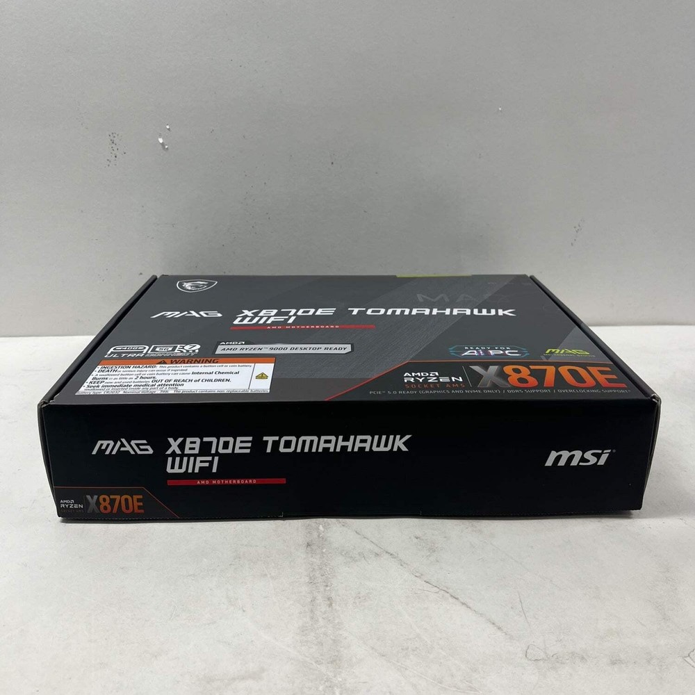 New MSi MAG X870E Tomahawk Wifi AM5 ATX AMD DDR5 Motherboard