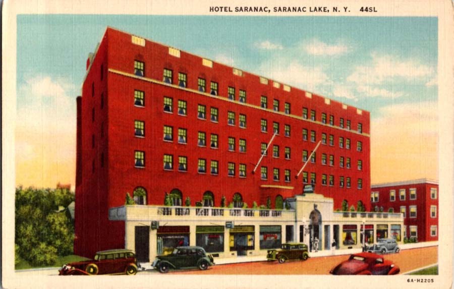Saranac Lake New York NY : HOTEL SCENE m/14 BA4389