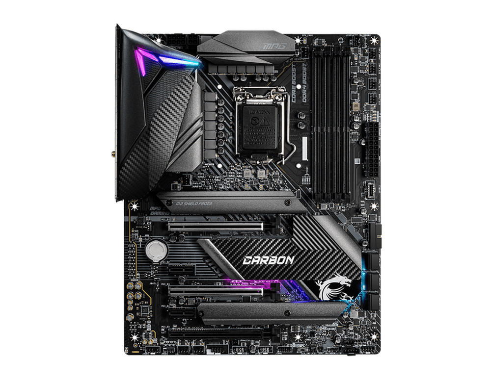 MSI MPG Z490 GAMING CARBON WIFI motherboard LGA1200 DDR4 HDMI+DP ATX Tested