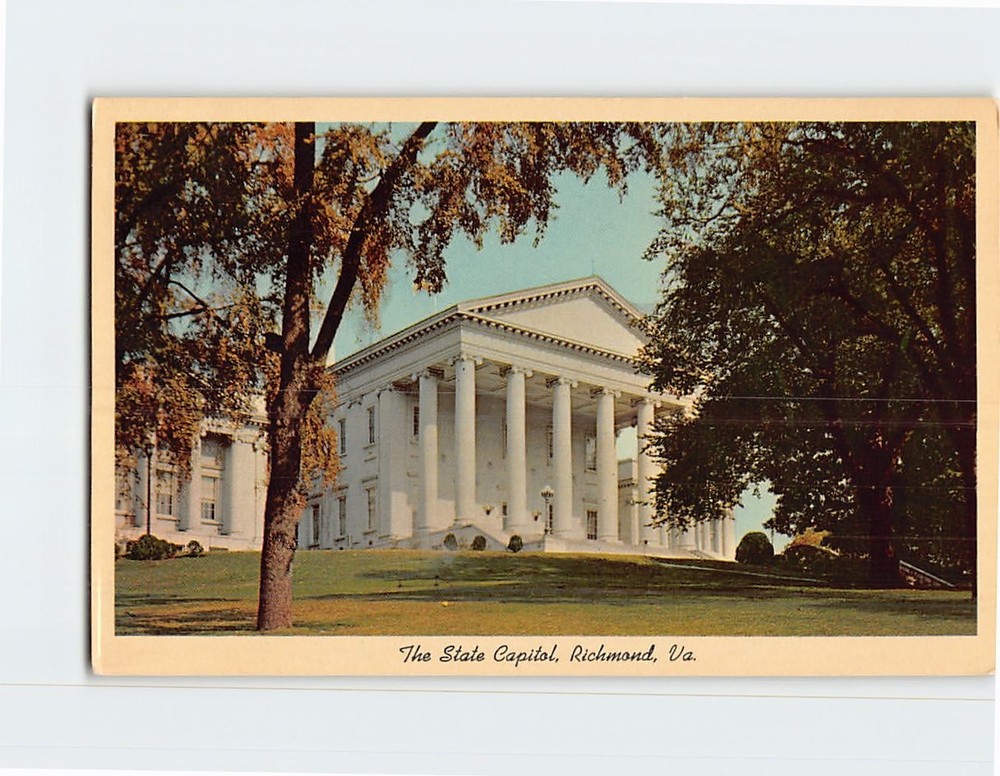 Postcard State Capitol Richmond Virginia USA
